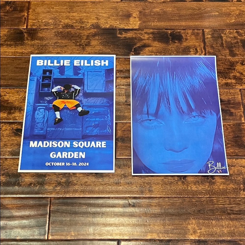 BILLIE EILISH POSTERS 11x17 2 for $25